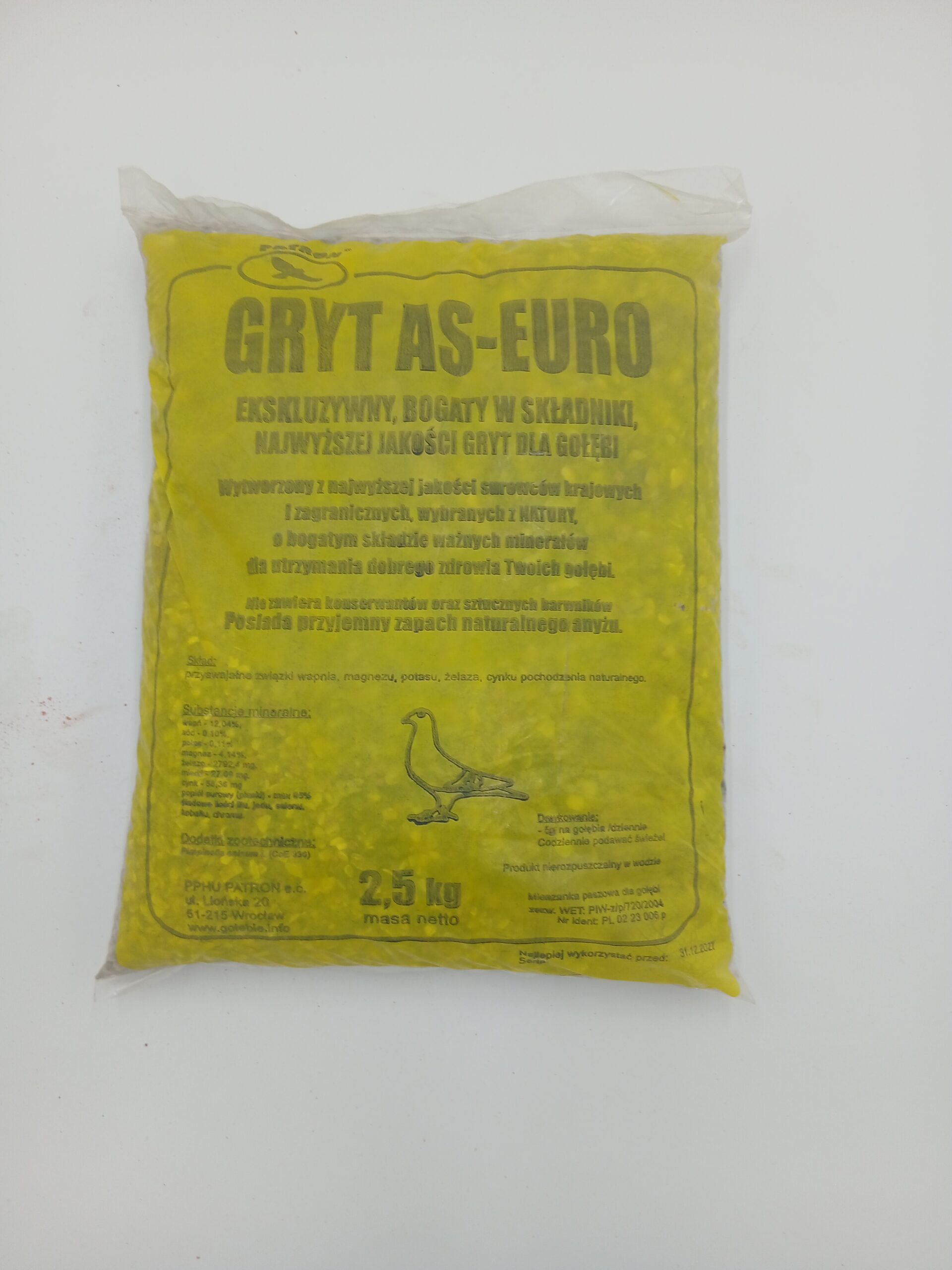 PATRON GRYT AS EURO 2,5KG
