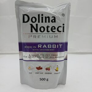 DOLINA NOTECI PREMIUM DOG 500G KRÓLIK/ ŻURAWINA